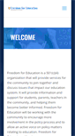 Mobile Screenshot of freedomforeducation.com